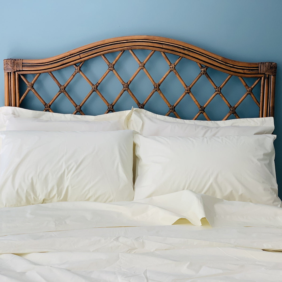 100% Cotton sheets IVORY Beautiful Vibrant colors 4 pc set Le Parutti Ecofriendly Sustainable bedding Organic inks Queen King Full Twin sets