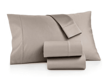 Aq Textiles TAUPE Bergen House 1000 Thread Count 4 Pc. Sheet Set, US Queen